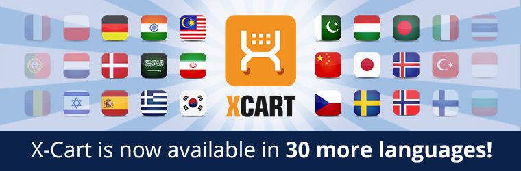 Pick the Language for your X-Cart 5 Store with 30 New Translation Modules