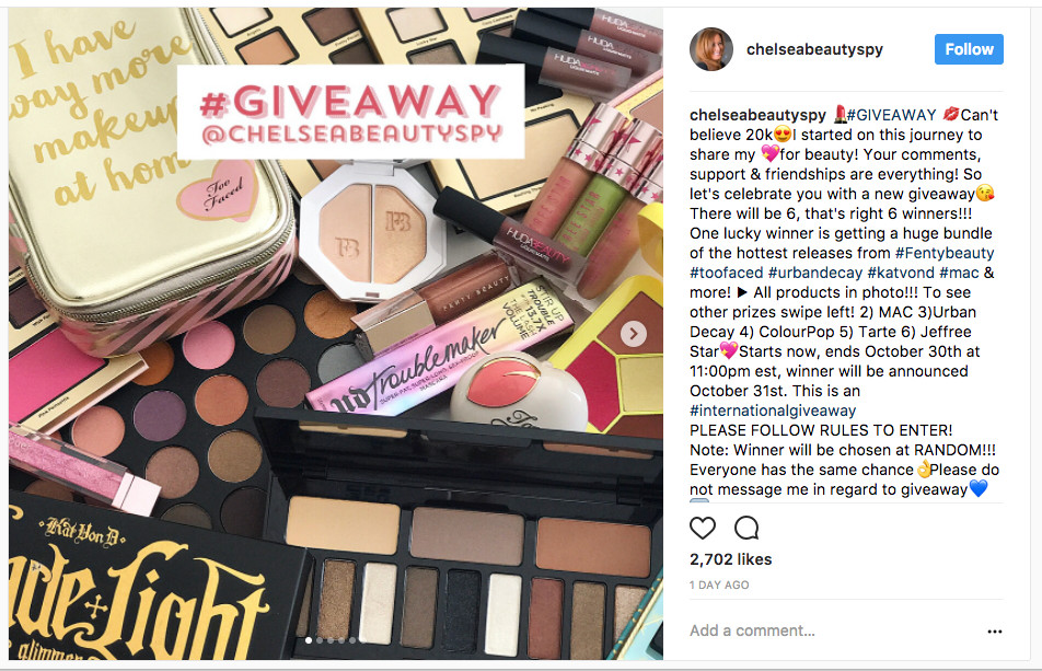 #Giveaway @chelseabeautystyle #Giveaway @chelseabeautystyle