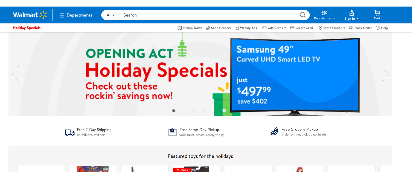 Walmart site