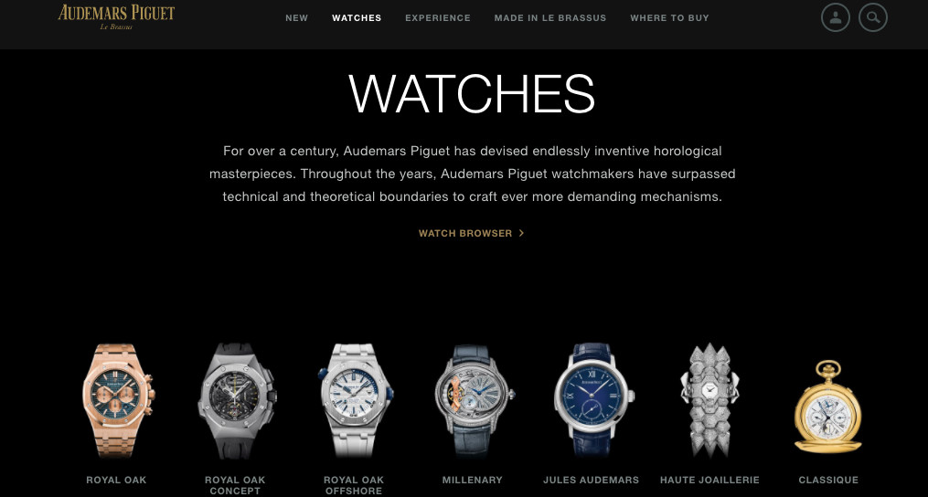 Audemars Piguet site