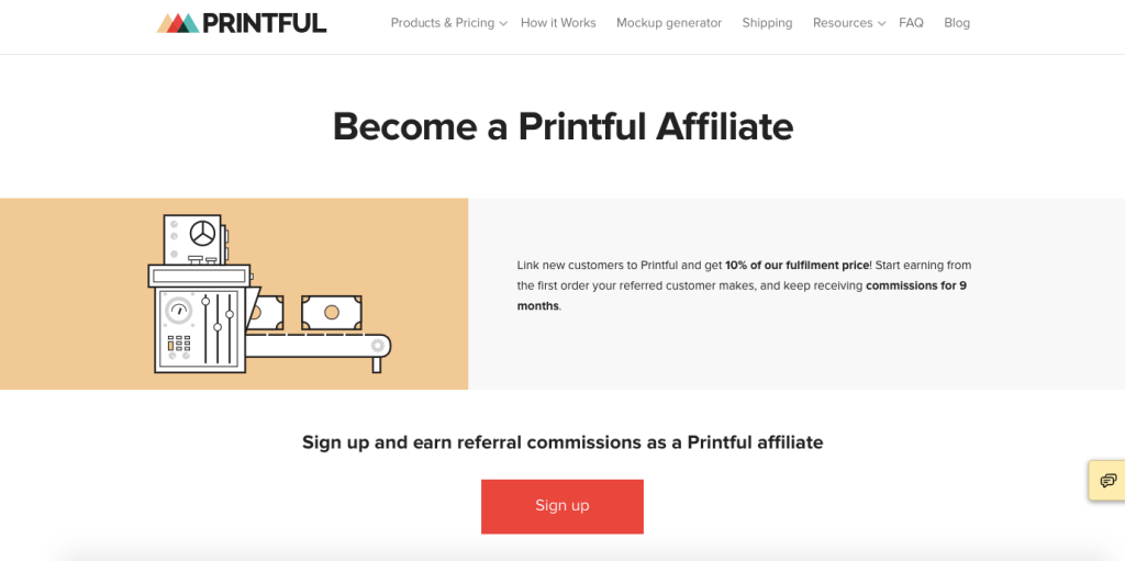 Affiliate program