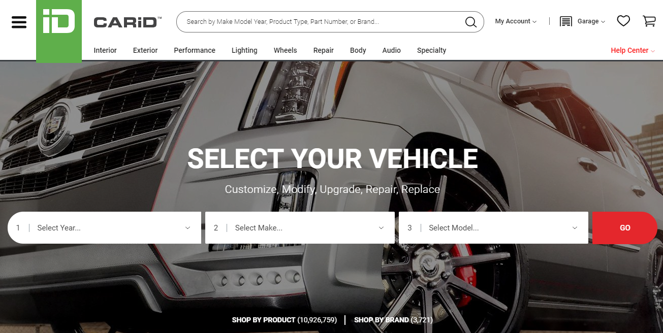 make/model/year search