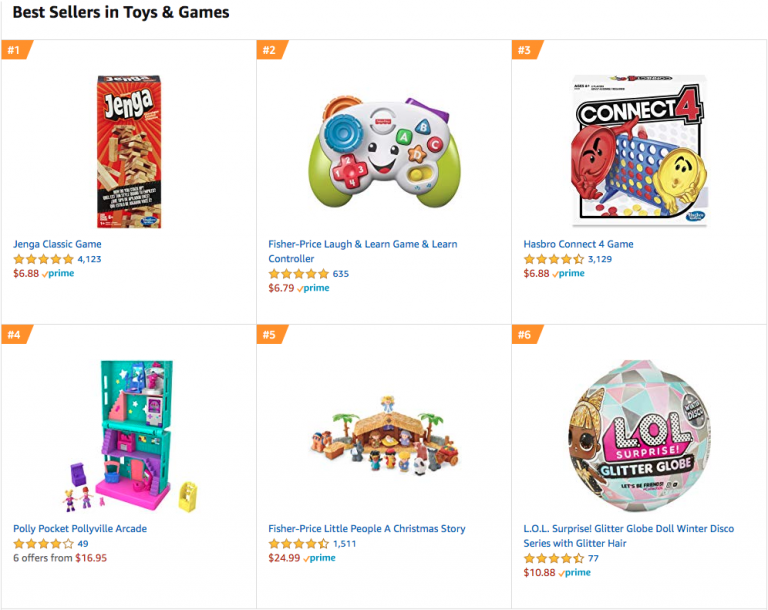 best selling games on amazon