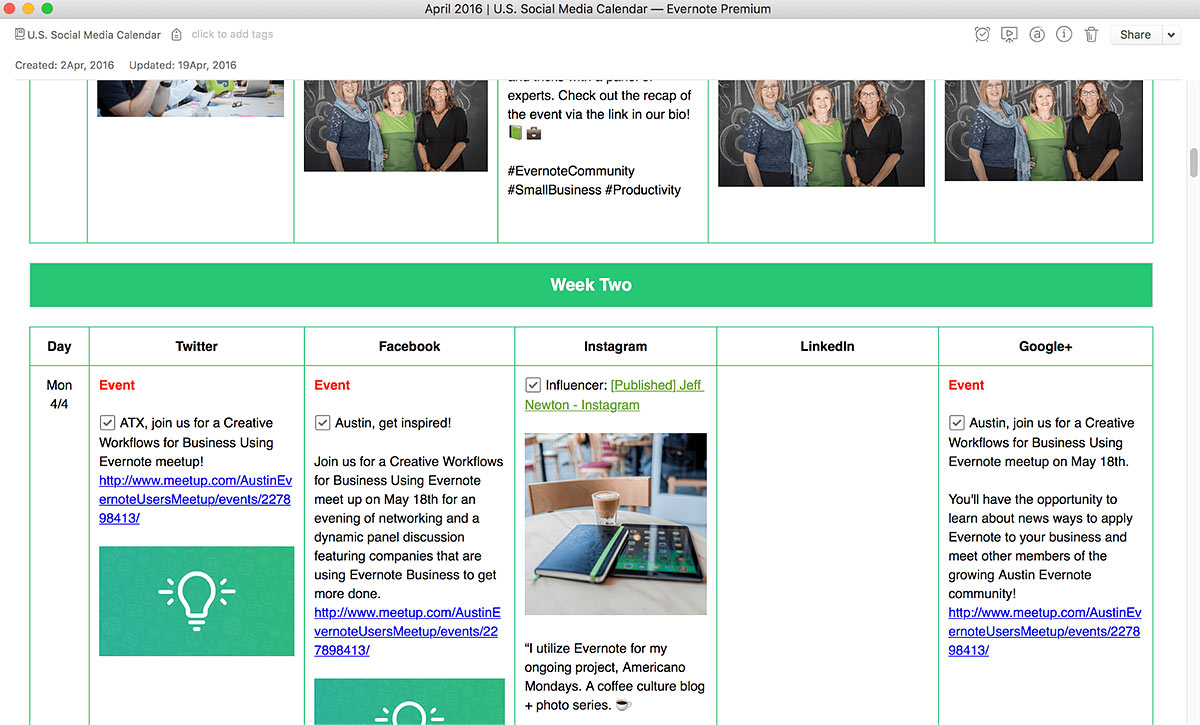 evernote calendar template 2020 evernote calendar template 2020