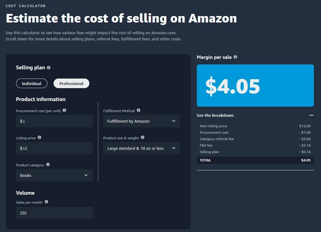 amazon book sales rank calculator