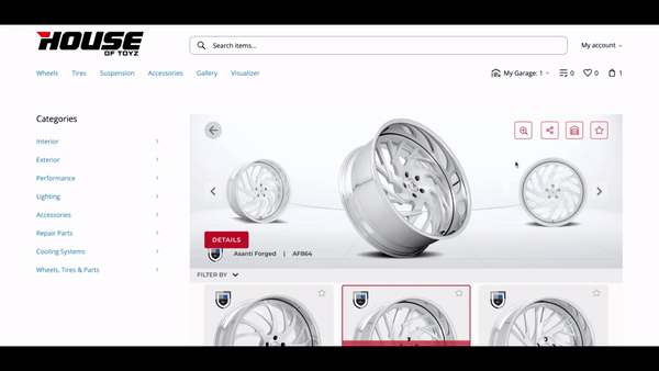 AutoSync wheels visualizer